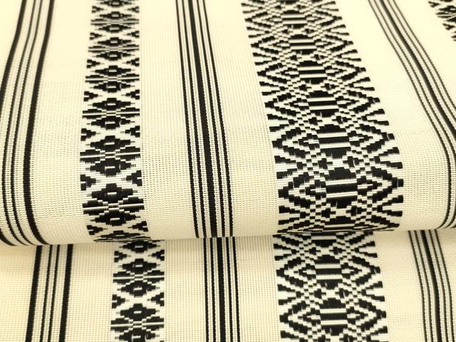 平和屋着物＊夏物　本場筑前博多織　八寸名古屋帯　紗献上　正絹　逸品　DAAY8312cm