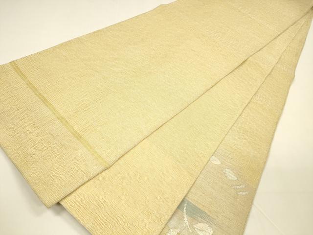 平和屋着物＊夏物 西陣 川島織物 松坂屋『染織名作展』 太鼓柄袋帯 枝葉