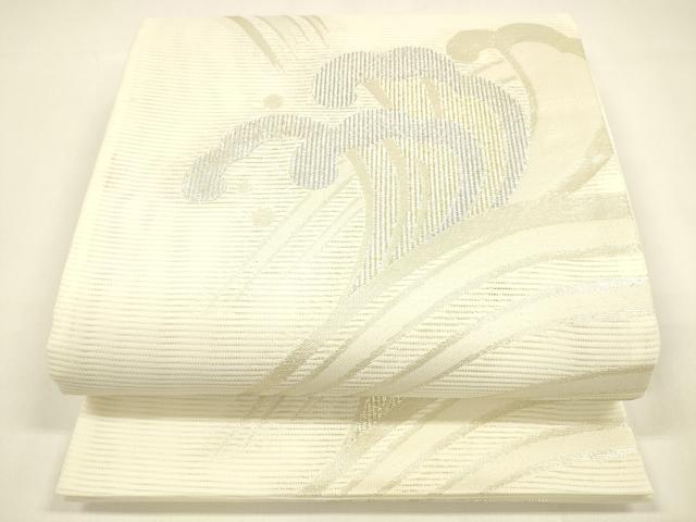 平和屋着物＊夏物　六通柄　京袋帯　立波文　金銀糸　DAAY8430cm