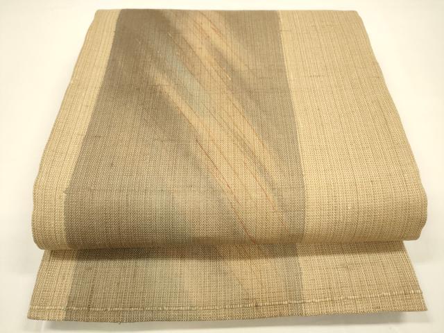 平和屋着物＊夏物　太鼓柄袋帯　抽象文様　金彩　正絹　逸品　DAAY8470cm