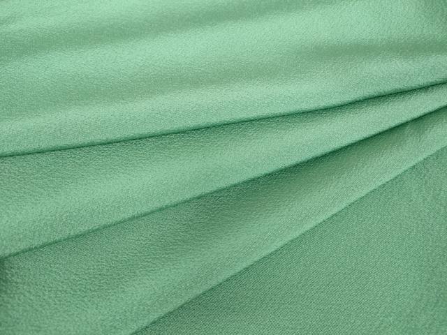 平和屋着物●上質な色無地　青磁色　正絹　逸品　DAAY9286az