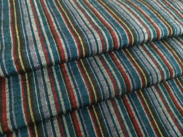 平和屋着物●上質な紬　間道　正絹　逸品　DAAZ0008ps