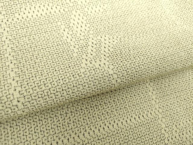 平和屋着物○本塩沢 110亀甲 草花文 正絹 逸品 DAAZ0010ps