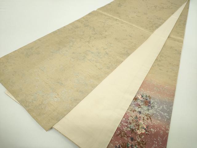 平和屋着物●太鼓柄袋帯　紬地　鳥獣花文　金銀彩　正絹　逸品　DAAZ0106ps 平和屋着物○太鼓柄袋帯 紬地 鳥獣花文 金銀彩 正絹 逸品