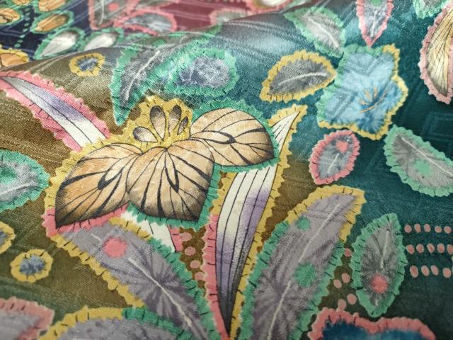 平和屋着物○豪華振袖 絞り 辻が花 暈し染め 金彩 正絹 逸品 DAAZ0202ps