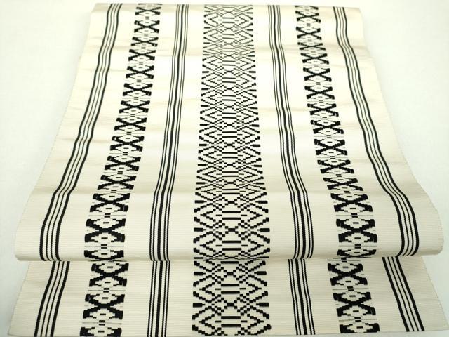 平和屋着物●本場筑前博多織　八寸名古屋帯　献上　正絹　逸品　DAAZ0280ps