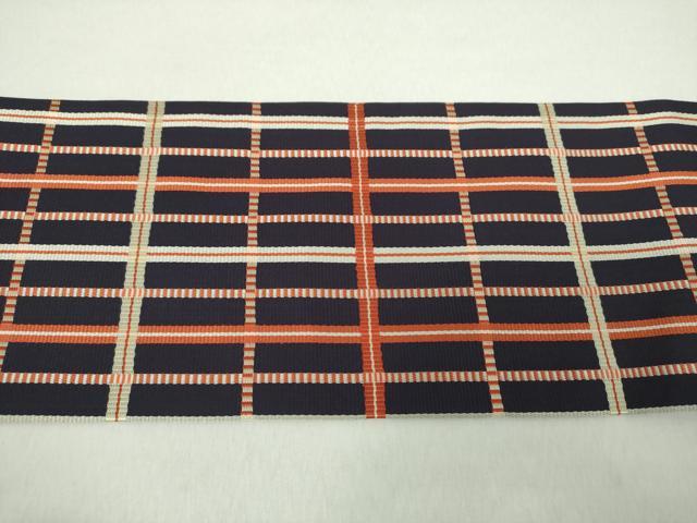 平和屋着物○全通柄九寸名古屋帯 吉野間道 正絹 逸品