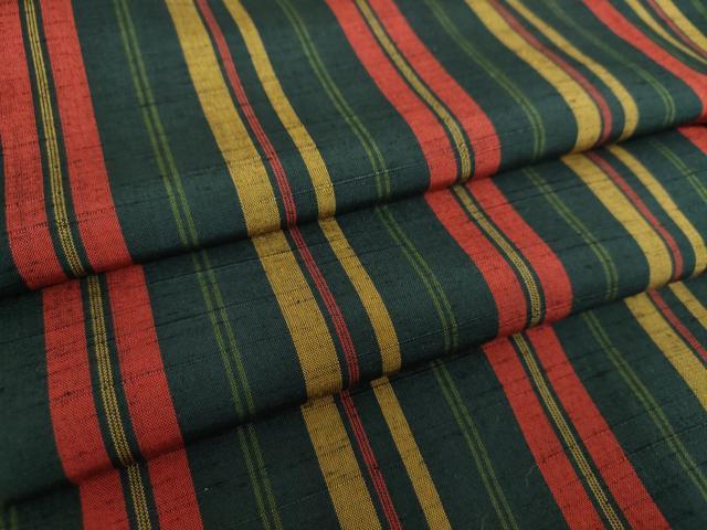 平和屋着物●上質な紬　間道　正絹　逸品　DAAZ0541ps