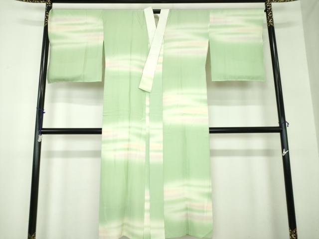 平和屋着物●上質な長襦袢　無双仕立て　霞文　暈し染め　鈴乃屋扱い　正絹　逸品　未使用　DAAZ0586ps