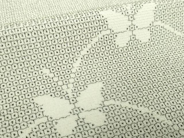 平和屋着物●本塩沢　110亀甲　舞蝶文　正絹　逸品　DAAZ0711ps 平和屋着物○本塩沢 110亀甲 舞蝶文 正絹 逸品 DAAZ0711ps｜平和