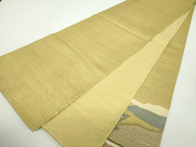 平和屋着物▽太鼓柄袋帯　スリーシーズン帯　春　夏　秋　すくい織　霞文　正絹　逸品　DAAZ0800ps_4