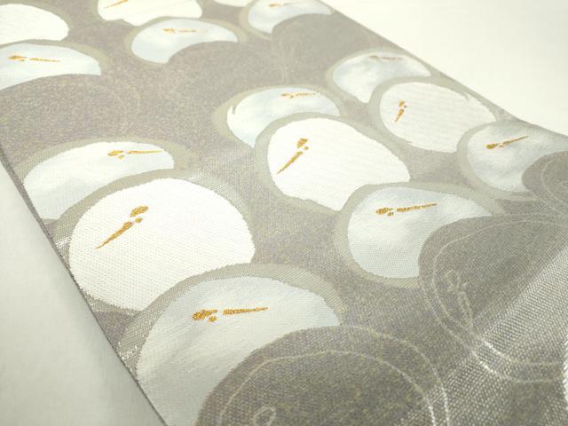 平和屋着物▽両面　六通柄袋帯　スリーシーズン帯　春　夏　秋　華錦　金銀糸　正絹　逸品　DAAZ0884ps 平和屋着物▽両面 六通柄袋帯 スリーシーズン帯 春 夏 秋 華錦 金銀糸