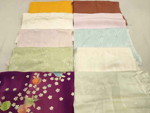 平和屋着物★和装小物　帯揚げ10枚セット　正絹　逸品　DAAZ1538xg