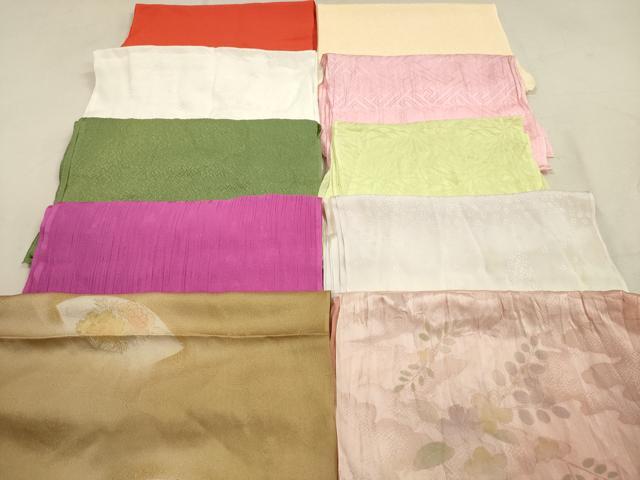 平和屋着物★和装小物　帯揚げ10枚セット　正絹　逸品　DAAZ1540xg