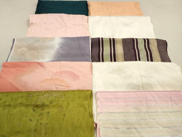 平和屋着物★和装小物　帯揚げ10枚セット　正絹　逸品　DAAZ1548xg