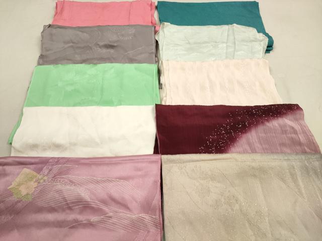 平和屋着物★和装小物　帯揚げ10枚セット　正絹　逸品　DAAZ1551xg