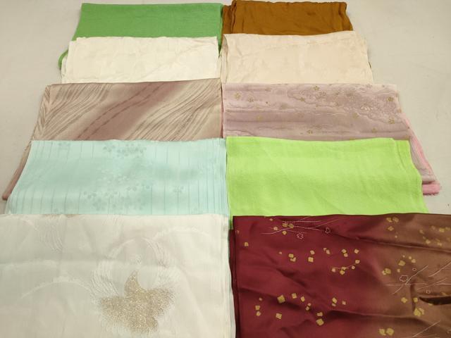 平和屋着物★和装小物　帯揚げ10枚セット　正絹　逸品　DAAZ1569xg