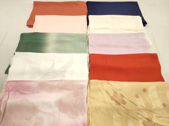 平和屋着物★和装小物　帯揚げ10枚セット　正絹　逸品　DAAZ1572xg