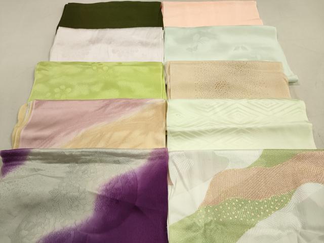 平和屋着物★和装小物　帯揚げ10枚セット　正絹　逸品　DAAZ1580xg