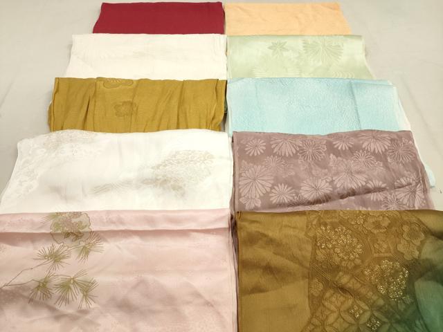 平和屋着物★和装小物　帯揚げ10枚セット　正絹　逸品　DAAZ1600xg