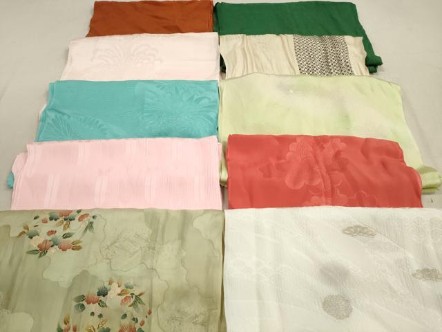 平和屋着物★和装小物　帯揚げ10枚セット　正絹　逸品　DAAZ1601xg