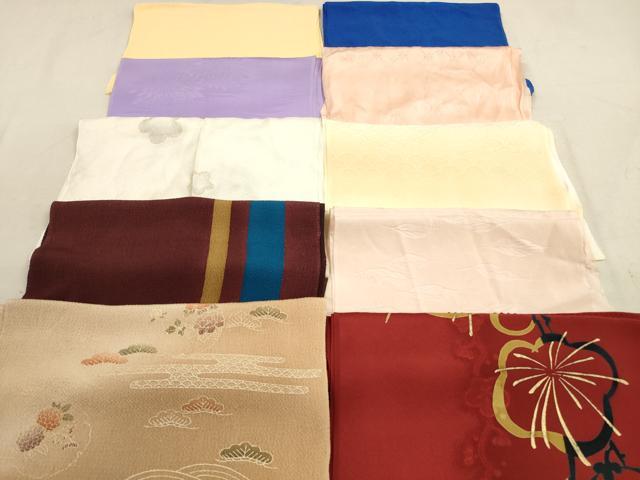平和屋着物★和装小物　帯揚げ10枚セット　正絹　逸品　DAAZ1620xg