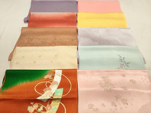 平和屋着物★和装小物　帯揚げ10枚セット　正絹　逸品　DAAZ1689xg