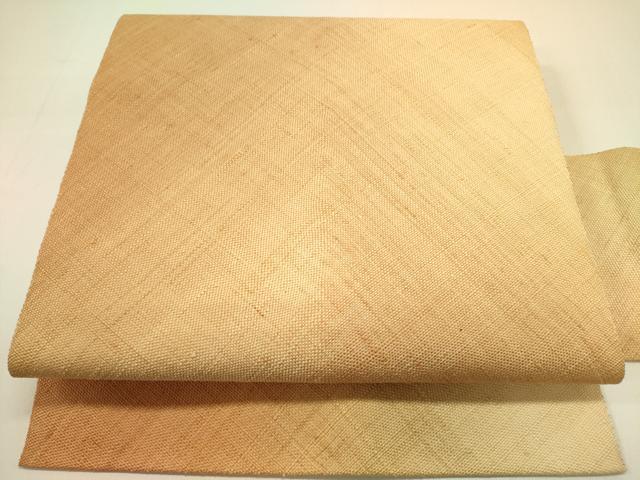 平和屋着物●八寸名古屋帯　組織　霞文　正絹　逸品　DAAZ2247op