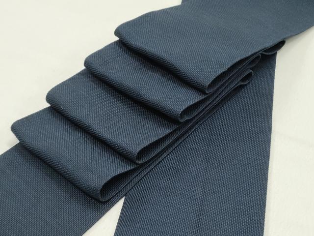 平和屋着物●男性　角帯　紬地　霞文　正絹　逸品　DAAZ3012ob