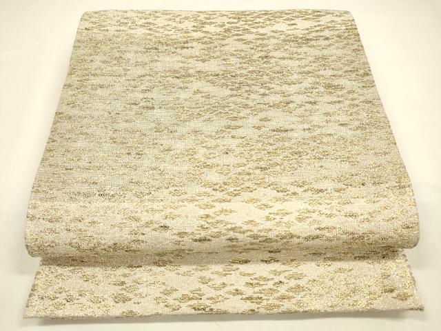 平和屋着物●桝屋高尾　ねん金綴錦　六通柄袋帯　慶長地紋霞文　金糸　正絹　逸品　DAAZ4064cm 平和屋着物○桝屋高尾 ねん金綴錦 六通柄袋帯 慶長地紋