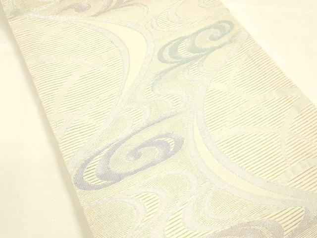 平和屋着物＊夏物 六通柄 京袋帯 流水文 銀糸 DAAZ4224cm 【公式通販】