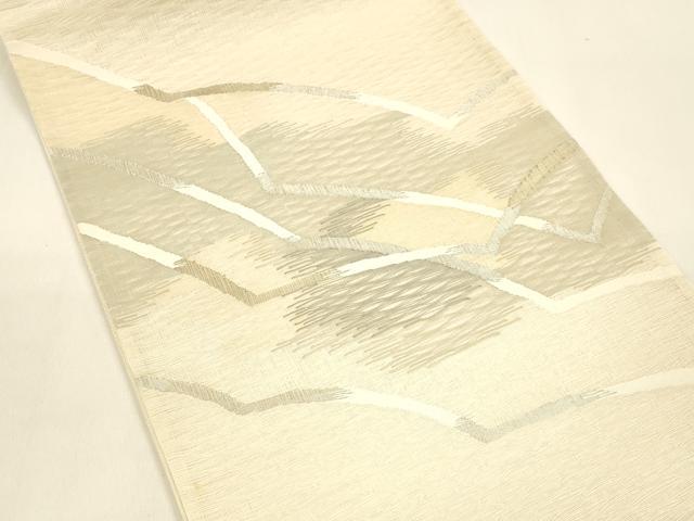 平和屋着物＊夏物　太鼓柄袋帯　抽象文様　金銀糸　正絹　逸品　DAAZ4279cm 平和屋着物＊夏物 太鼓柄袋帯 抽象文様 金銀糸 正絹 逸品 DAAZ4279cm