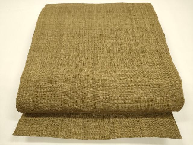 平和屋着物＊夏物　八寸名古屋帯　朽葉色　DAAZ4290cm