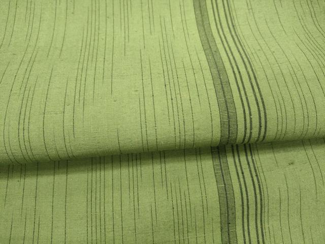 平和屋着物○両面 全通柄袋帯 紬地 亀甲花文 間道