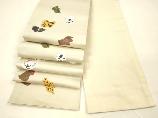 平和屋着物●半幅帯　干支　DAAZ4320cm