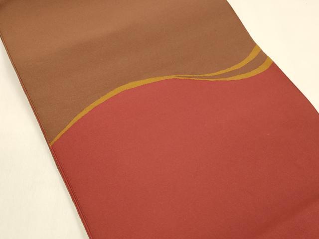 平和屋着物○爪掻き本綴れ 八寸名古屋帯 流水文 正絹 逸品