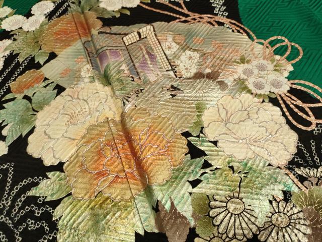 平和屋着物○ブライダルファッションデザイナー・桂由美 振袖 絞り 檜