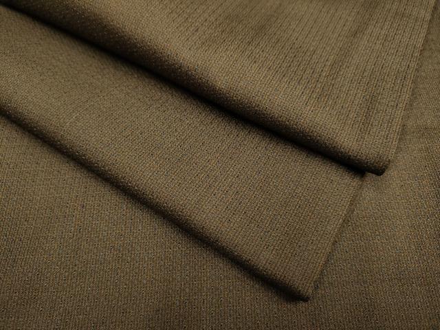 平和屋着物●男性　お召　色無地　赤墨色　正絹　逸品　DAAZ5037du