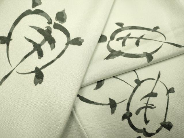 平和屋着物●上質な小紋　手描き　亀　正絹　逸品　DAAZ5231du