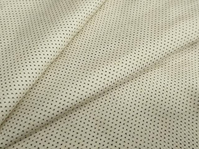 平和屋着物●本場大島紬　白大島　一元絣　正絹　逸品　DAAZ7028ud