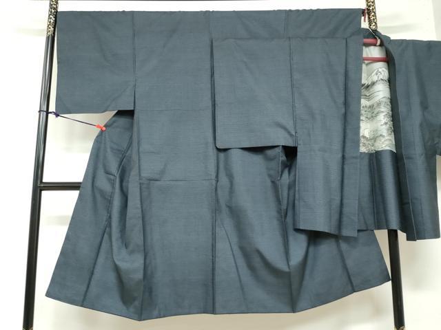 平和屋着物●男性　本場大島紬　アンサンブル　100亀甲　総詰め　正絹　逸品　DAAZ7178ud