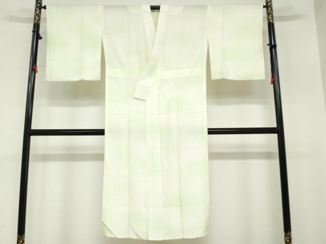 平和屋着物●長襦袢　無双仕立て　草花地紋　暈し染め　正絹　逸品　未使用　DAAZ7619ud