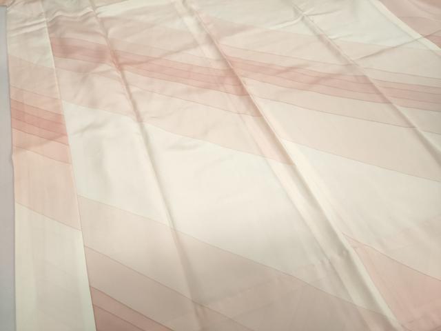 平和屋着物○長襦袢 無双仕立て 斜縞 正絹 逸品 DAAZ7644ud