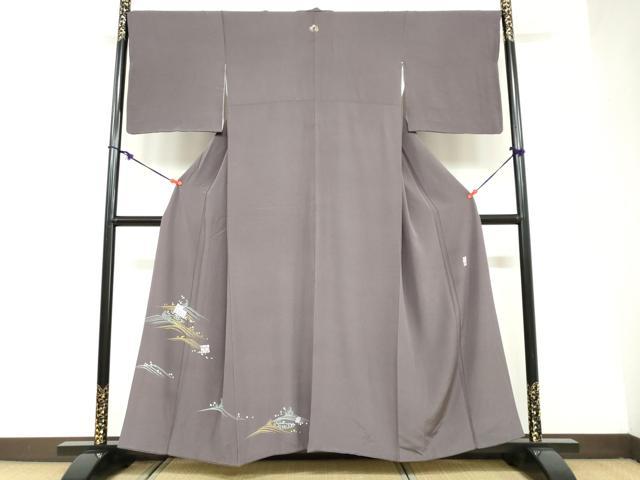 平和屋着物●本加賀友禅作家　牧野顕三　色留袖　立波文　源氏香　正絹　逸品　DAAZ7730ud