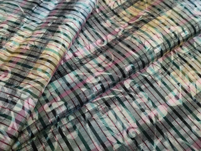 平和屋着物●上質な紬　蔦の葉文　正絹　逸品　DAAZ7801ud