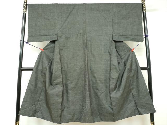 平和屋着物●男性　本場大島紬　アンサンブル　80亀甲　総詰め　正絹　逸品　DAAZ7994ud_1