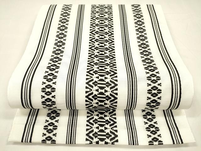 平和屋着物＊夏物　博多織　八寸名古屋帯　献上　DABA0111cm