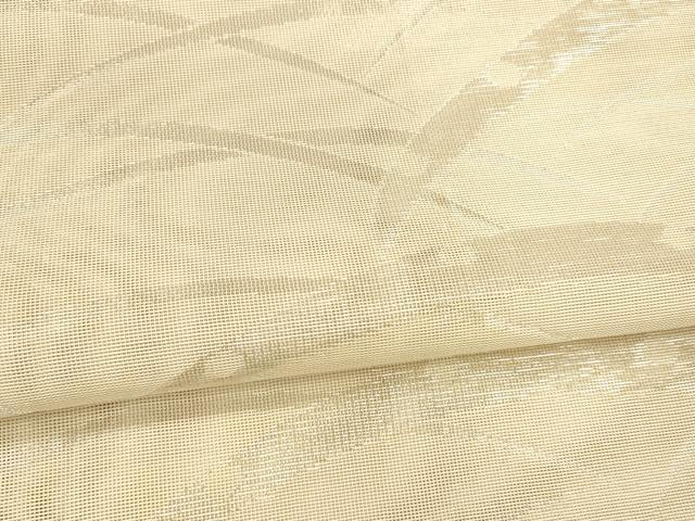 平和屋着物＊夏物　全通柄袋帯　雪芝文　銀糸　正絹　逸品　DABA0130cm_2