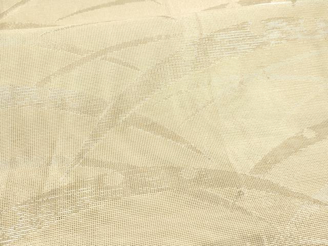 平和屋着物＊夏物　全通柄袋帯　雪芝文　銀糸　正絹　逸品　DABA0130cm_3