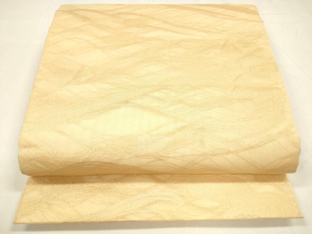 平和屋着物＊夏物　六通柄　本袋帯　流水千鳥文　金糸　正絹　逸品　DABA0158cm